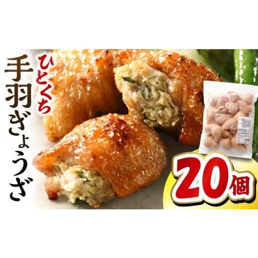 ふるさと納税 惣菜・レトルト 冷凍 宮崎県 宮崎市 ひとくち手羽ぎょうざ 20個入×1パック_M025-005-01 12,000円 順次発送 20個
