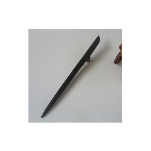 ふるさと納税 アクセサリー かんざし・髪留め 愛知県 小牧市 木製かんざし リーフ型 ロングタイプ (タガヤサン)[株式会社佐橋(ART工房Nob)] タガヤサ…