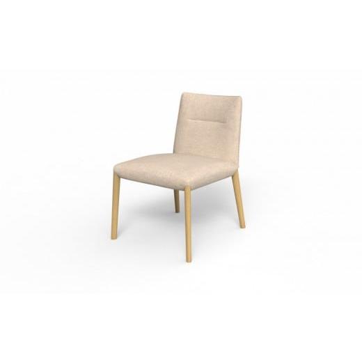 ふるさと納税 家具 北海道 旭川市 アームレスチェア ELEGA 15 脚 ナチュラルクリア色 HZU-LBN_05125 HZU-LBN