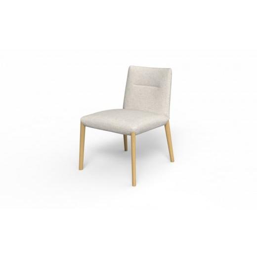 ふるさと納税 家具 北海道 旭川市 アームレスチェア ELEGA 15 脚 ナチュラルクリア色 HZU-LGY_05126 HZU-LGY