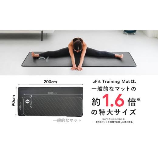 ふるさと納税 スポーツ・アウトドア 東京都 渋谷区 uFit Training Mat 10mm ダスティブルー マット トレーニング 運動 筋肉 筋トレ バランス ストレッチ 大判…の画像