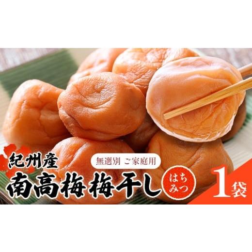 ふるさと納税 加工品等 梅干 和歌山県 日高川町 数量限定 3〜7営業日出荷 紀州 南高梅 梅干し はちみつ 1袋 送料無料 メール便 ご家庭用 無選別 [3-7営業日…