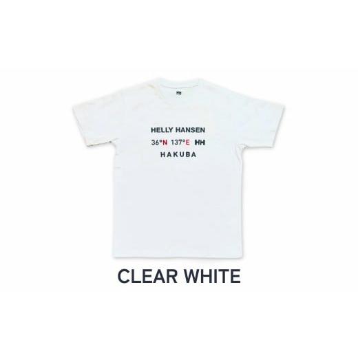 ふるさと納税 服 男 長野県 白馬村 HELLY HANSEN HAKUBA Small LOGOTシャツ ユニセックス XL /クリアホワイト P0550531_XL_WH ユニセックス XL /クリアホ…