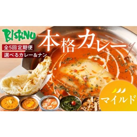ふるさと納税 惣菜・レトルト 冷凍 福岡県 久留米市 マイルド 定期便5回 ビスヌ 本格カレー シェフのおすすめ定期便(毎月お届け)_定期便 5回 ビスヌ 本格…