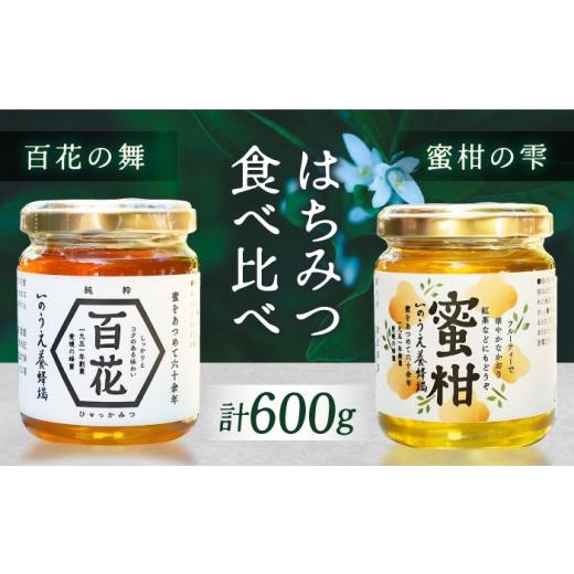 ふるさと納税 加工品等 はちみつ 愛媛県 内子町 はちみつ 瀬戸内の恵み 百花蜜＆蜜柑蜜詰め合わせセット（各300g）／蜂蜜 ハチミツはちみつ ハニー Honey hone…の画像