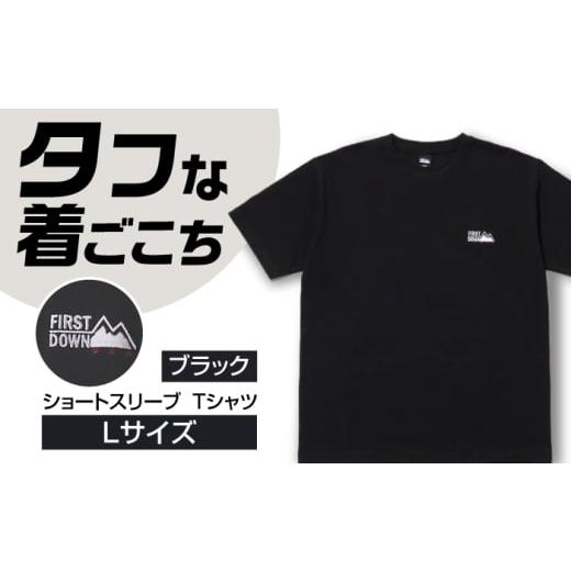ふるさと納税 服 男 岐阜県 岐阜市 ショートスリーブ Tシャツ Lサイズ BLACK 岐阜市 / 水甚 ANHZ022 Lサイズ