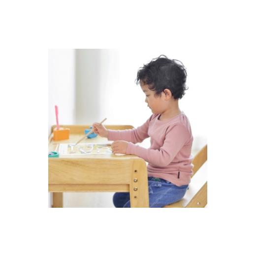 ふるさと納税 家具 インテリア・寝具・収納 愛知県 安城市 yamatoyaキッズ家具 ブォーノ3 キッズデスク\u0026チェア 1648018の画像