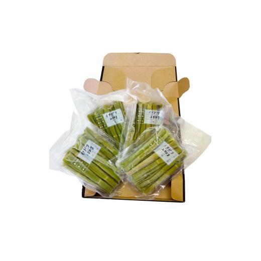 ふるさと納税 野菜類 山菜 高知県 土佐清水市 イタドリの塩漬け 250g×4パック 1kg 1キロ 山菜 いたどり 下処理済み 野菜 春の食材 虎杖 スカンポ イタズリ 炒…の画像