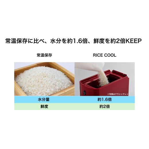 ふるさと納税 キッチン家電 長野県 千曲市 保冷米びつ ライスクール 10Kg ライスホワイト（HRC-10SW） | 米びつ 米櫃 こめびつ お米 米 おこめ コメ こめ 保存…の画像