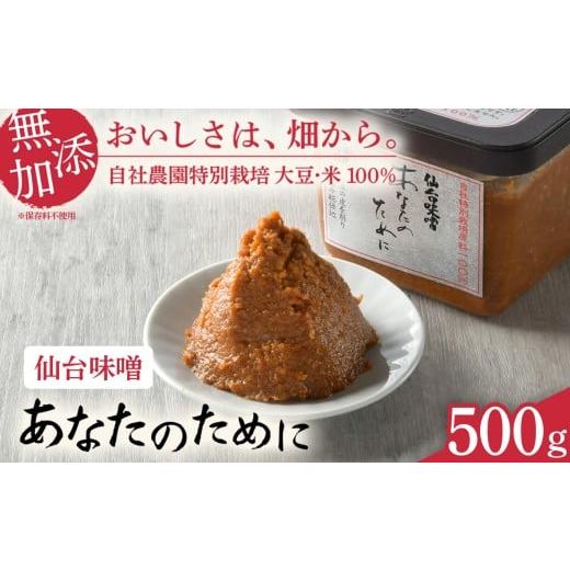 ふるさと納税 味噌 宮城県 加美町 仙台味噌 あなのために 500g 味噌 米 みそ 仙台味噌 麹味噌 あなたのために セット 国産 食べ比べ 食べくらべ 米味噌 糀 ミ…