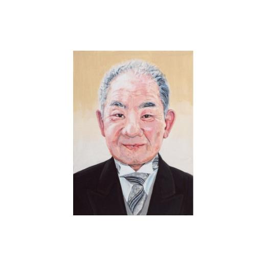 ふるさと納税 雑貨・日用品 絵画 福岡県 大刀洗町 ご遺影を高級感のある油絵で描きます（33×24cm・背景あり）の画像