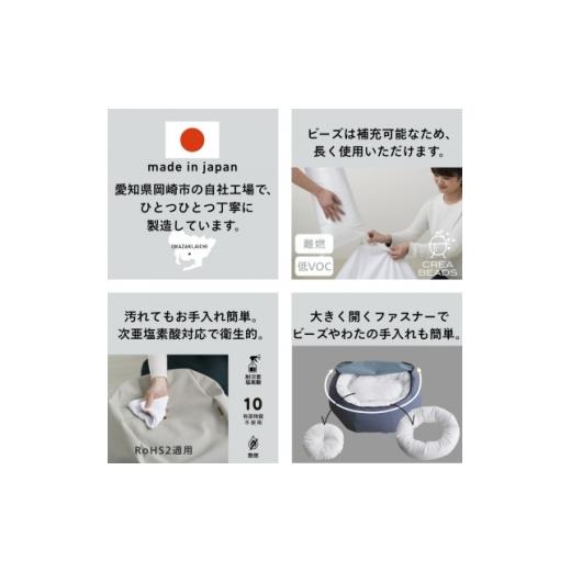 ふるさと納税 雑貨・日用品 愛知県 岡崎市  ハナロロ ペットベット スタイリスレザーカバー S(グレージュネイビー) 1645958_4