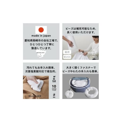 ふるさと納税 雑貨・日用品 愛知県 岡崎市  ハナロロ ペットベット アンティークレザーカバー M(クリーム) 1646032_4