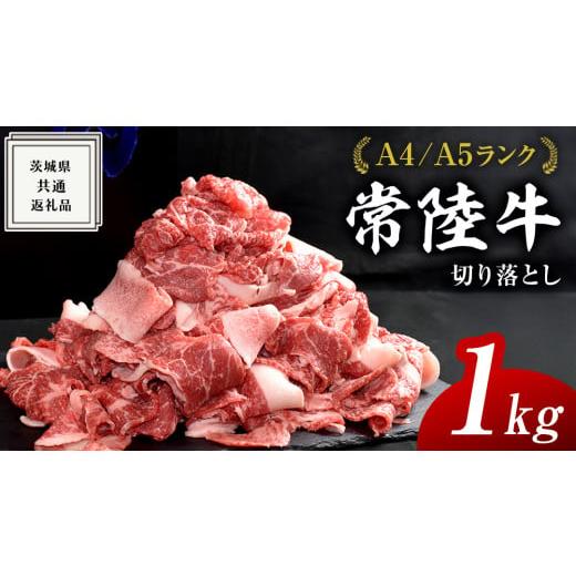 ふるさと納税 牛肉 セット 茨城県 牛久市 2025年12月発送 常陸牛 切り落とし 1kg ( 500g × 2パック ) 牛肉 国産 牛 肉 切り落とし肉 切落し 小分け お肉 A4 …