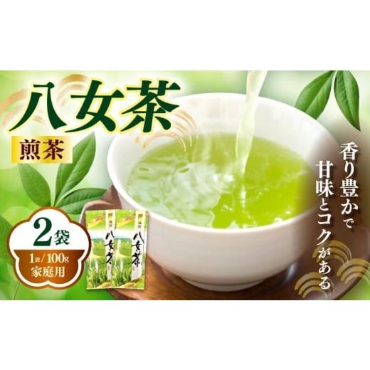 ふるさと納税 お茶類 緑茶(茶葉・ティーバッグ) 福岡県 築上町 八女茶煎茶 100g×2袋[築上町] 株式会社木村食品(千代海苔株式会社) お茶 茶 緑茶 ギフト A…