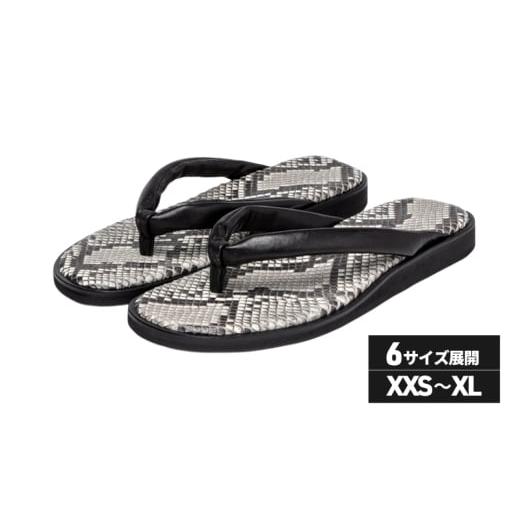 ふるさと納税 ファッション 靴 奈良県 大和郡山市 TUっKAKE Python(パイソン) ユニセックス ファッション 靴 シューズ 栃木レザー つっかけ XXS No.5990-69…