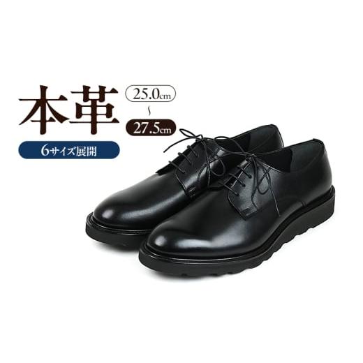 ふるさと納税 ファッション 靴 奈良県 大和郡山市 2288 カジュアルシューズプレーン 3Eウィズ BLACK(ブラック) メンズ ファッション 靴 シューズ 本革 25.0…