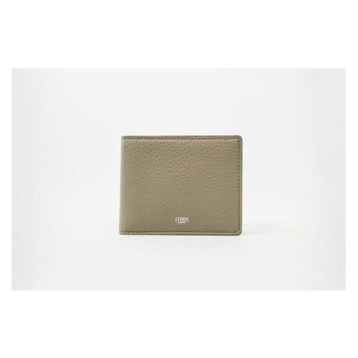 ふるさと納税 財布 東京都 江東区 キプリス本革製二つ折り小銭入れ付財布 カラー:トープ 革小物 革製品 ソフトシュリンクレザー 牛革 しっとり シーズンレス…