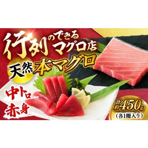 ふるさと納税 マグロ 神奈川県 横須賀市 天然 本まぐろ 中トロ&赤身 各1柵(計約450g) まぐろ マグロ 鮪 本まぐろ 刺身 刺し身 お刺身 冷凍 まぐろ 本マグロ…