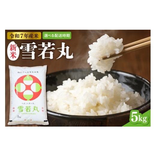 ふるさと納税 米 山形県 東根市 令和7年産米 2025年12月前半発送 雪若丸 5kg(5kg×1袋)山形県 東根市産 hi089-002-121 2025年12月前半発送 雪若丸5kg