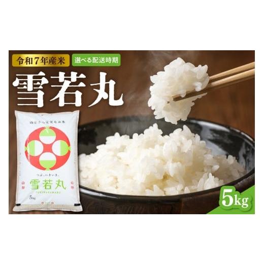 ふるさと納税 米 山形県 東根市 令和7年産米 2026年1月前半発送 雪若丸 5kg(5kg×1袋)山形県 東根市産 hi089-002-011 2026年1月前半発送 雪若丸5kg