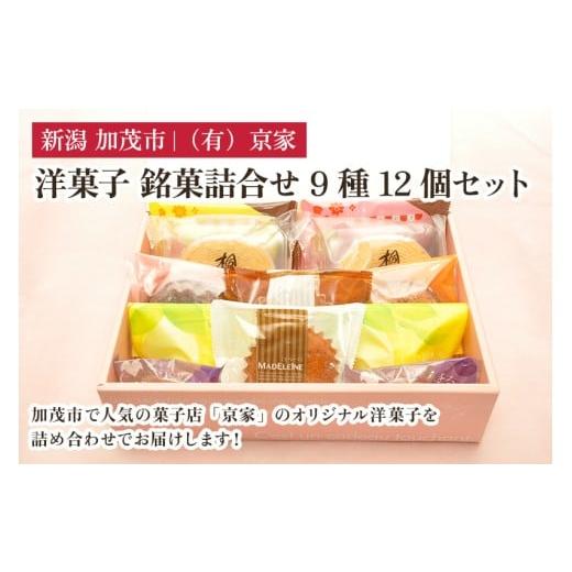 ふるさと納税 菓子 新潟県 加茂市 洋菓子 銘菓詰合せ 9種12個セット お菓子 スイーツ 甘味 甘いもの 詰め合わせ 焼き菓子 有限会社京家 加茂市