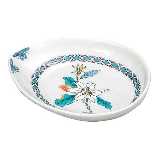 ふるさと納税 陶磁器・漆器・ガラス 石川県 加賀市 九谷焼 皿揃 草花絵変り 5枚組 食器 お皿 日本製 ギフト プレゼント F6P-2847の画像