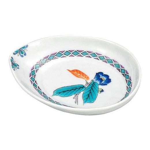 ふるさと納税 陶磁器・漆器・ガラス 石川県 加賀市 九谷焼 皿揃 草花絵変り 5枚組 食器 お皿 日本製 ギフト プレゼント F6P-2847の画像