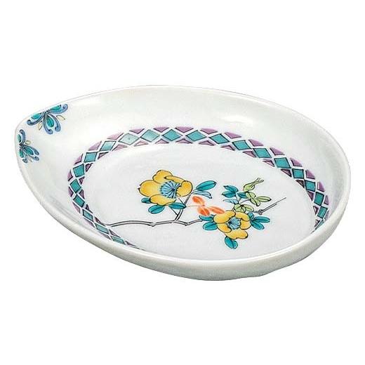 ふるさと納税 陶磁器・漆器・ガラス 石川県 加賀市 九谷焼 皿揃 草花絵変り 5枚組 食器 お皿 日本製 ギフト プレゼント F6P-2847の画像