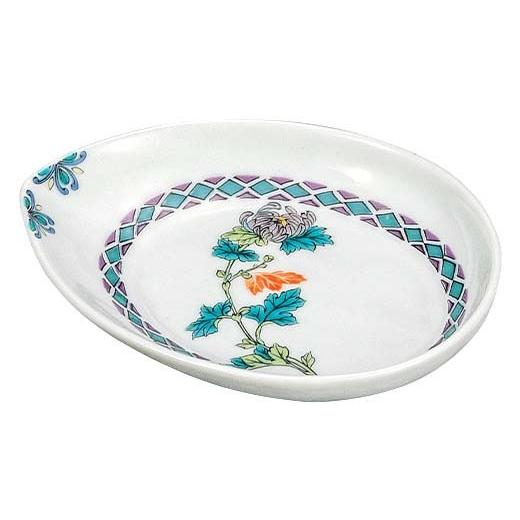 ふるさと納税 陶磁器・漆器・ガラス 石川県 加賀市 九谷焼 皿揃 草花絵変り 5枚組 食器 お皿 日本製 ギフト プレゼント F6P-2847の画像