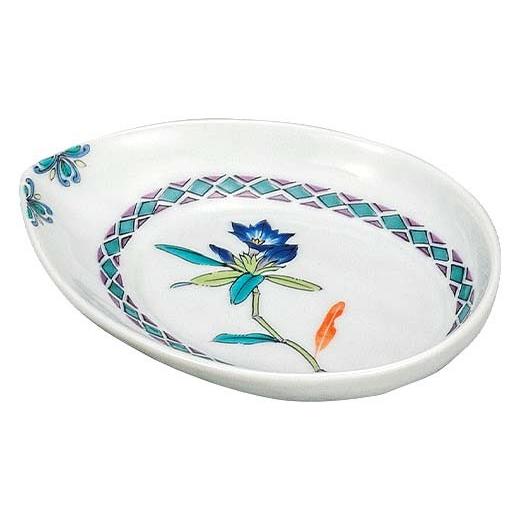 ふるさと納税 陶磁器・漆器・ガラス 石川県 加賀市 九谷焼 皿揃 草花絵変り 5枚組 食器 お皿 日本製 ギフト プレゼント F6P-2847の画像