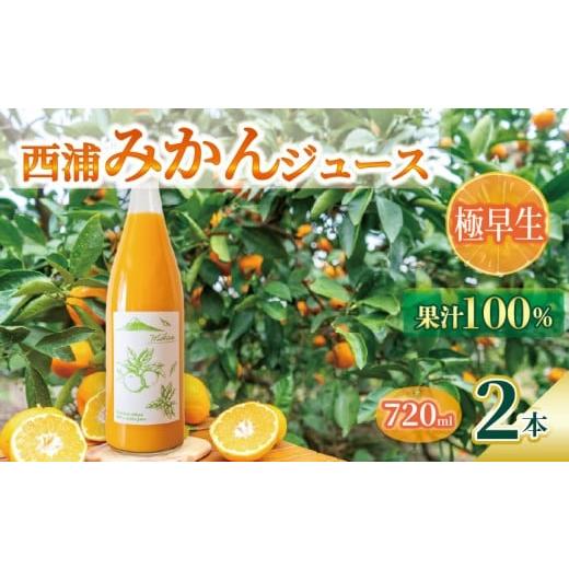 ふるさと納税 果汁飲料 みかん 静岡県 沼津市 オレンジ ジュース ストレート 果汁 100% 極早生 みかん 720ml×2本 西浦 蜜柑 濃厚 飲み物 ミカン 人気 贈答用…