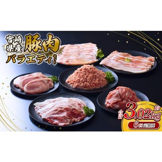 ふるさと納税 豚肉 バラ 宮崎県 えびの市 2025年12月発送開始 6回定期便 豚肉 いもこ豚 5種盛り バラエティセット 3.02kg 2025年12月発送開始 定期便6回 いも…