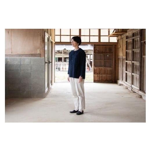 ふるさと納税 服 岩手県 一関市 KOIKUCHI 紺・Sサイズ 鯉口シャツ 長袖シャツ 紺・Sサイズの画像