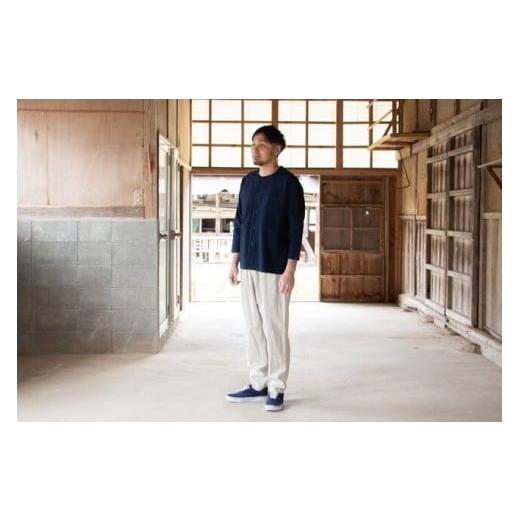 ふるさと納税 服 岩手県 一関市 KOIKUCHI 紺・Mサイズ 鯉口シャツ 長袖シャツ 紺・Mサイズの画像