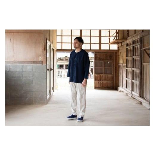 ふるさと納税 服 岩手県 一関市 KOIKUCHI 紺・Lサイズ 鯉口シャツ 長袖シャツ 紺・Lサイズの画像
