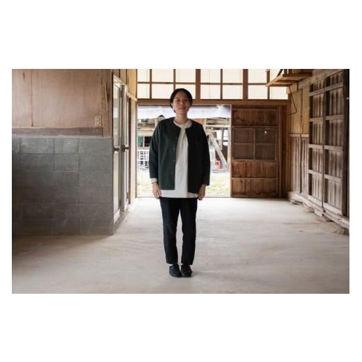 ふるさと納税 服 岩手県 一関市 KOIKUCHI カーキ・Sサイズ 鯉口シャツ 長袖シャツ カーキ・Sサイズの画像