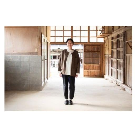 ふるさと納税 服 岩手県 一関市 KOIKUCHI カーキ・Mサイズ 鯉口シャツ 長袖シャツ カーキ・Mサイズの画像