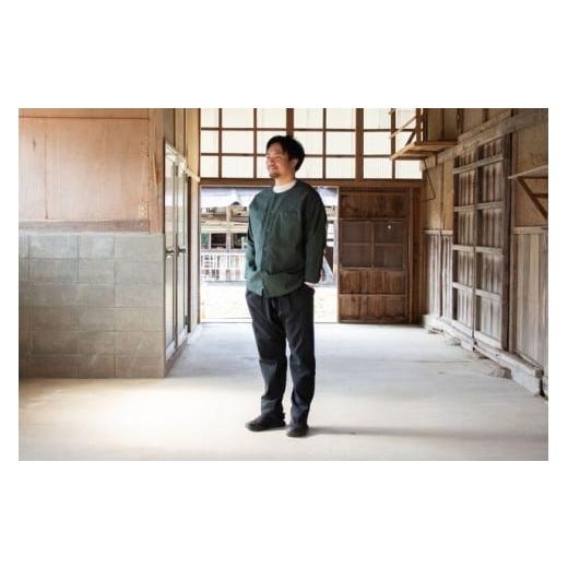 ふるさと納税 服 岩手県 一関市 KOIKUCHI カーキ・Lサイズ 鯉口シャツ 長袖シャツ カーキ・Lサイズの画像