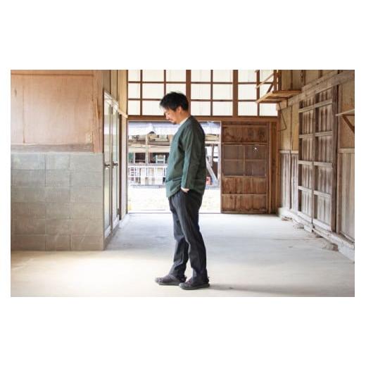 ふるさと納税 服 岩手県 一関市 KOIKUCHI カーキ・Lサイズ 鯉口シャツ 長袖シャツ カーキ・Lサイズの画像