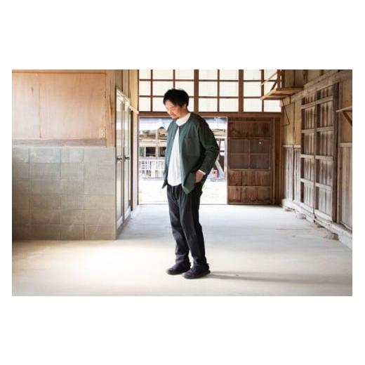 ふるさと納税 服 岩手県 一関市 KOIKUCHI カーキ・Lサイズ 鯉口シャツ 長袖シャツ カーキ・Lサイズの画像