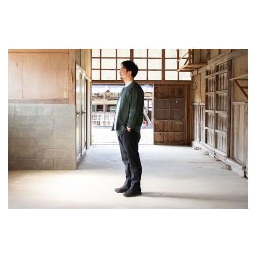 ふるさと納税 服 岩手県 一関市 KOIKUCHI カーキ・Lサイズ 鯉口シャツ 長袖シャツ カーキ・Lサイズの画像