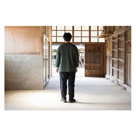 ふるさと納税 服 岩手県 一関市 KOIKUCHI カーキ・Lサイズ 鯉口シャツ 長袖シャツ カーキ・Lサイズの画像