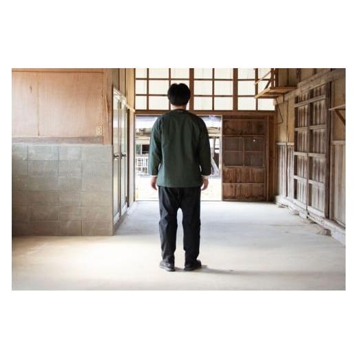 ふるさと納税 服 岩手県 一関市 KOIKUCHI カーキ・LLサイズ 鯉口シャツ 長袖シャツ カーキ・LLサイズの画像