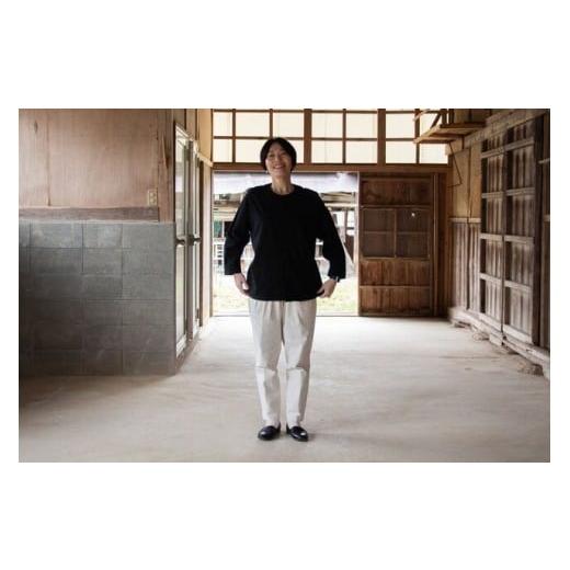 ふるさと納税 服 岩手県 一関市 KOIKUCHI 黒・Mサイズ 鯉口シャツ 長袖シャツ 黒・Mサイズの画像