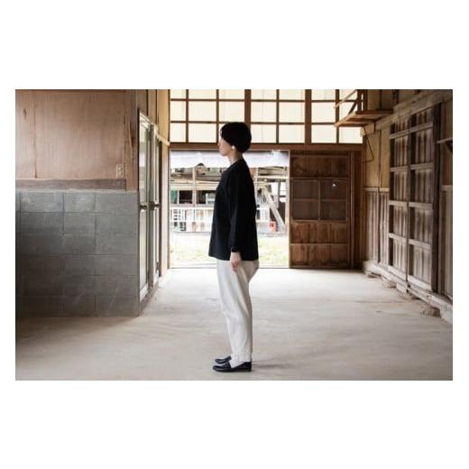 ふるさと納税 服 岩手県 一関市 KOIKUCHI 黒・Mサイズ 鯉口シャツ 長袖シャツ 黒・Mサイズの画像