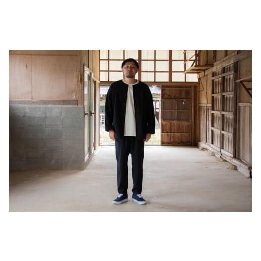 ふるさと納税 服 岩手県 一関市 KOIKUCHI 黒・Lサイズ 鯉口シャツ 長袖シャツ 黒・Lサイズの画像