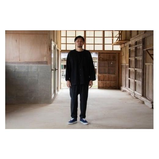 ふるさと納税 服 岩手県 一関市 KOIKUCHI 黒・LLサイズ 鯉口シャツ 長袖シャツ 黒・LLサイズの画像