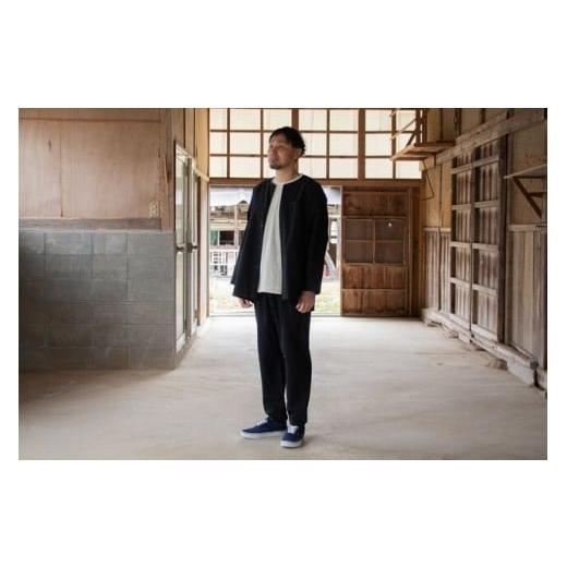 ふるさと納税 服 岩手県 一関市 KOIKUCHI 黒・LLサイズ 鯉口シャツ 長袖シャツ 黒・LLサイズの画像