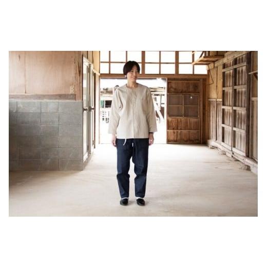 ふるさと納税 服 岩手県 一関市 KOIKUCHI 生成り・Sサイズ 鯉口シャツ 長袖シャツ 生成り・Sサイズの画像